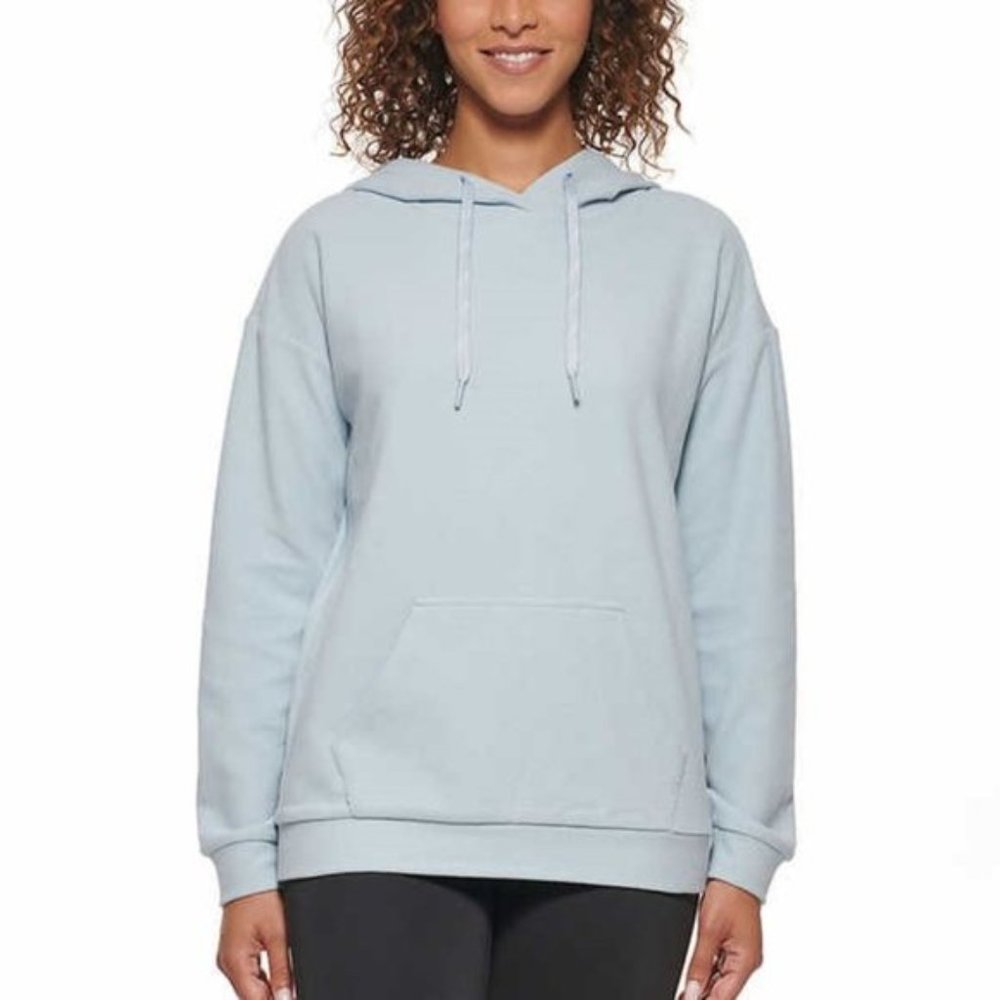 Marc New York Women’s Cozy Sweatshirt Pullover Hoodie Blue, Size M (New)